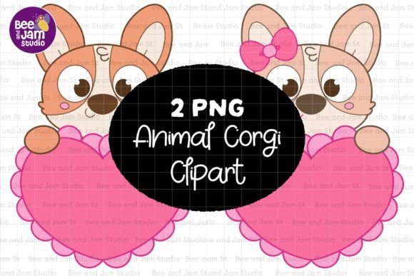 Animal Corgi Dog PNG Sublimation Clipart for Creative Projects