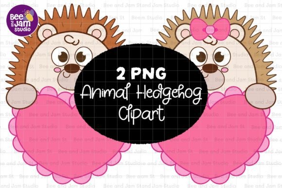 Animal Hedgehog PNG Sublimation Clipart for Your Projects