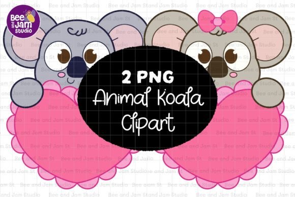 Animal Koala PNG Sublimation Clipart: A Creative Asset for Every Project