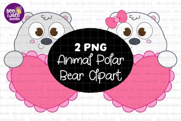 Animal Polar Bear PNG Sublimation: Elevate Your Seasonal & Kids' Crafts