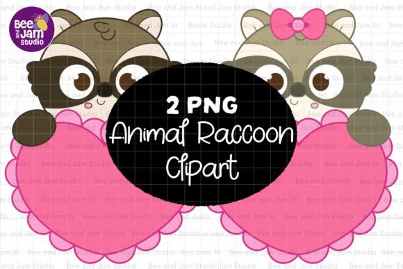 Animal Raccoon PNG Sublimation Clipart: Your Go-To Design Asset