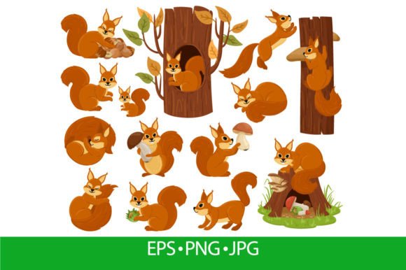 Cartoon Squirrel Woodland Animal: A Designer's Playbook