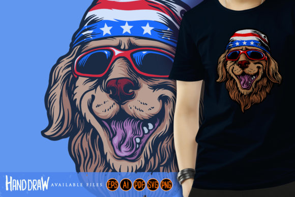 Meet the American Animal Funny Dog Vector Collection