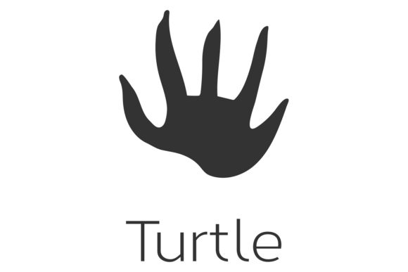 Unleash Wild Character: The Turtle Footprint Icon